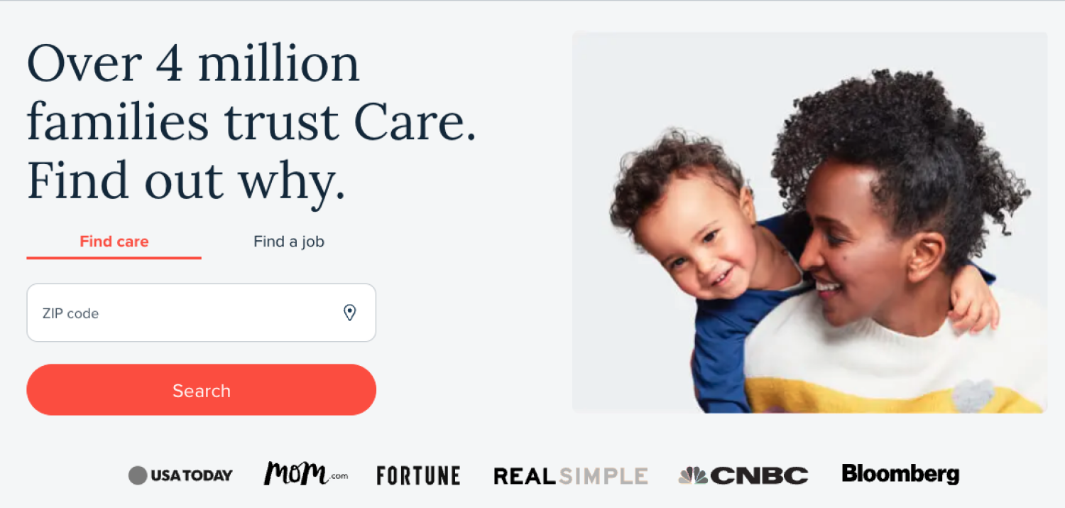 care-dot-com-home-page